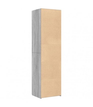 vidaXL Highboard Grey Sonoma 50x42,5x185 cm Engineered Wood
