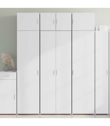 vidaXL Highboard White 70x42,5x185 cm Engineered Wood