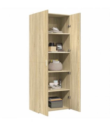 vidaXL Highboard Sonoma Oak 70x42,5x185 cm Engineered Wood