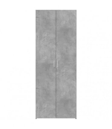 vidaXL Highboard Concrete Grey 70x42,5x185 cm Engineered Wood