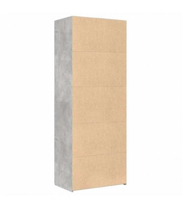 vidaXL Highboard Concrete Grey 70x42,5x185 cm Engineered Wood