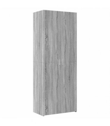 vidaXL Highboard Grey Sonoma 70x42,5x185 cm Engineered Wood