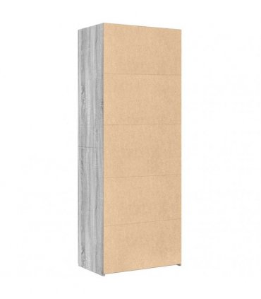 vidaXL Highboard Grey Sonoma 70x42,5x185 cm Engineered Wood