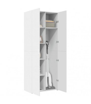 vidaXL Highboard White 70x42,5x185 cm Engineered Wood