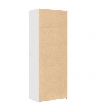 vidaXL Highboard White 70x42,5x185 cm Engineered Wood
