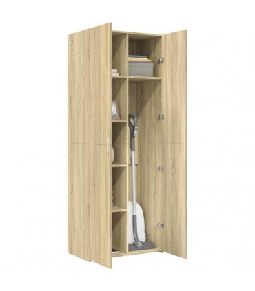 vidaXL Highboard Sonoma Oak 70x42,5x185 cm Engineered Wood