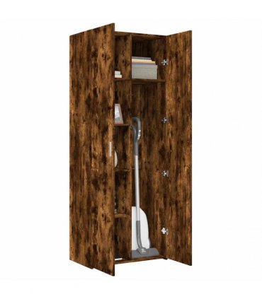 vidaXL Highboard Smoked Oak 70x42,5x185 cm Engineered Wood