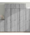 vidaXL Highboard Grey Sonoma 70x42,5x185 cm Engineered Wood