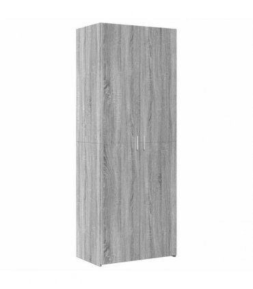 vidaXL Highboard Grey Sonoma 70x42,5x185 cm Engineered Wood
