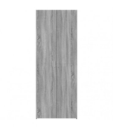 vidaXL Highboard Grey Sonoma 70x42,5x185 cm Engineered Wood