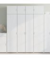 vidaXL Highboard White 80x42,5x185 cm Engineered Wood