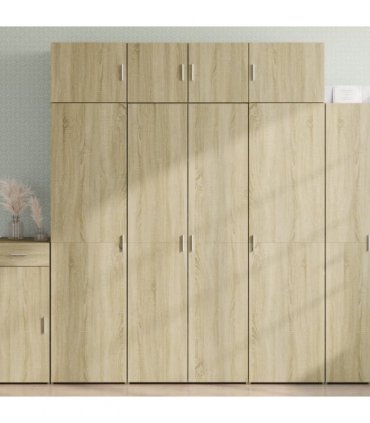 vidaXL Highboard Sonoma Oak 80x42,5x185 cm Engineered Wood