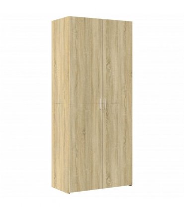 vidaXL Highboard Sonoma Oak 80x42,5x185 cm Engineered Wood