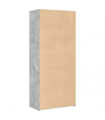 vidaXL Highboard Concrete Grey 80x42,5x185 cm Engineered Wood