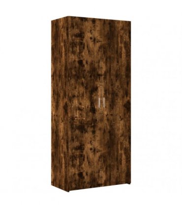 vidaXL Highboard Smoked Oak 80x42,5x185 cm Engineered Wood