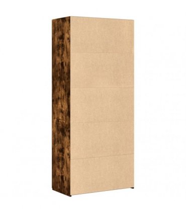 vidaXL Highboard Smoked Oak 80x42,5x185 cm Engineered Wood