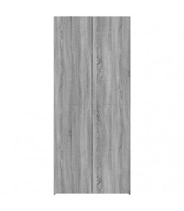 vidaXL Highboard Grey Sonoma 80x42,5x185 cm Engineered Wood