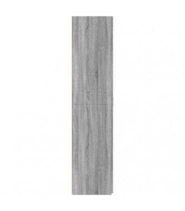 vidaXL Highboard Grey Sonoma 80x42,5x185 cm Engineered Wood