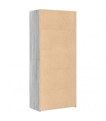 vidaXL Highboard Grey Sonoma 80x42,5x185 cm Engineered Wood