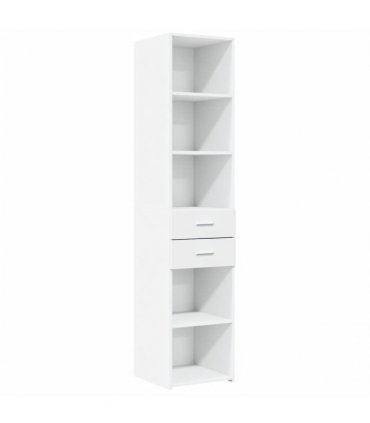 vidaXL Highboard White 40x42,5x185 cm Engineered Wood