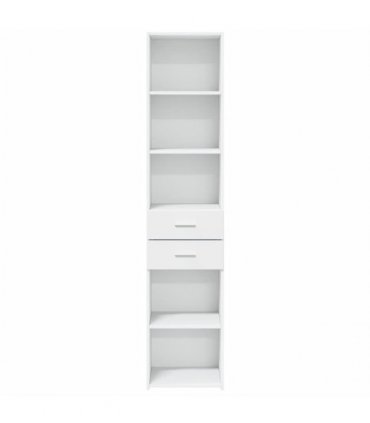 vidaXL Highboard White 40x42,5x185 cm Engineered Wood