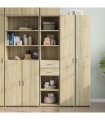 vidaXL Highboard Sonoma Oak 40x42,5x185 cm Engineered Wood