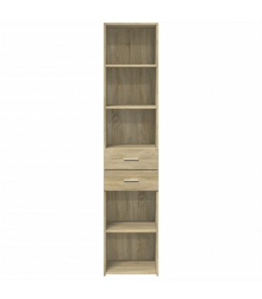 vidaXL Highboard Sonoma Oak 40x42,5x185 cm Engineered Wood