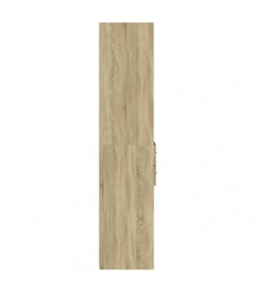 vidaXL Highboard Sonoma Oak 40x42,5x185 cm Engineered Wood