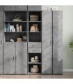 vidaXL Highboard Concrete Grey 40x42,5x185 cm Engineered Wood