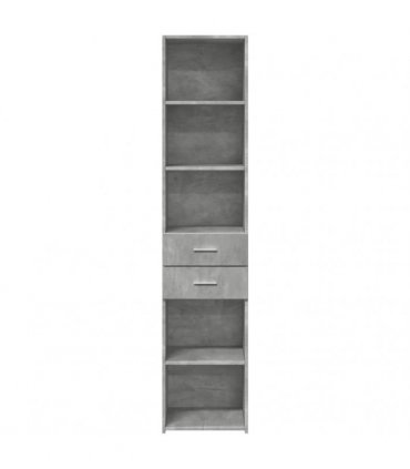 vidaXL Highboard Concrete Grey 40x42,5x185 cm Engineered Wood