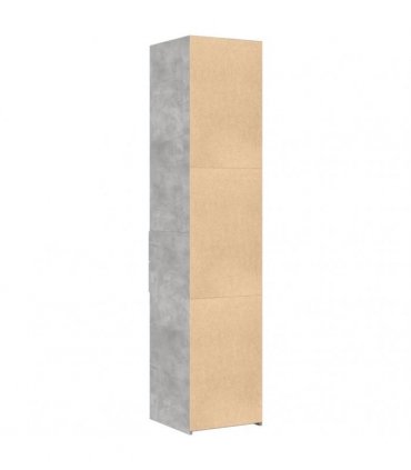 vidaXL Highboard Concrete Grey 40x42,5x185 cm Engineered Wood