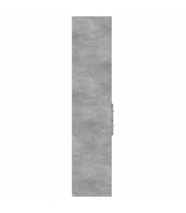 vidaXL Highboard Concrete Grey 40x42,5x185 cm Engineered Wood