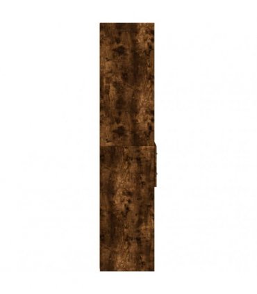 vidaXL Highboard Smoked Oak 40x42,5x185 cm Engineered Wood