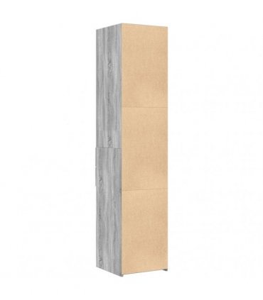 vidaXL Highboard Grey Sonoma 40x42,5x185 cm Engineered Wood