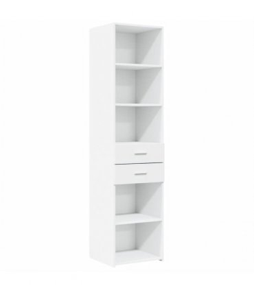 vidaXL Highboard White 45x42,5x185 cm Engineered Wood