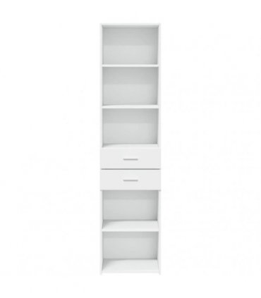 vidaXL Highboard White 45x42,5x185 cm Engineered Wood