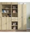vidaXL Highboard Sonoma Oak 45x42,5x185 cm Engineered Wood
