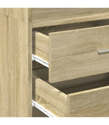 vidaXL Highboard Sonoma Oak 45x42,5x185 cm Engineered Wood