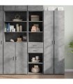 vidaXL Highboard Concrete Grey 45x42,5x185 cm Engineered Wood