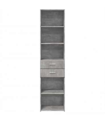 vidaXL Highboard Concrete Grey 45x42,5x185 cm Engineered Wood