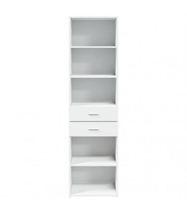vidaXL Highboard White 50x42,5x185 cm Engineered Wood