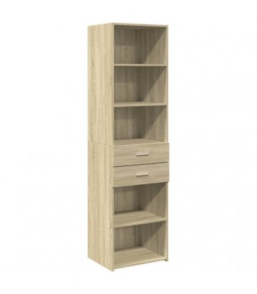 vidaXL Highboard Sonoma Oak 50x42,5x185 cm Engineered Wood