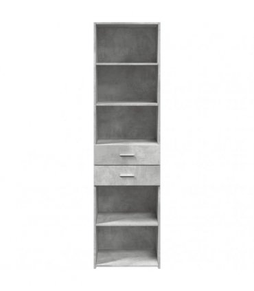 vidaXL Highboard Concrete Grey 50x42,5x185 cm Engineered Wood