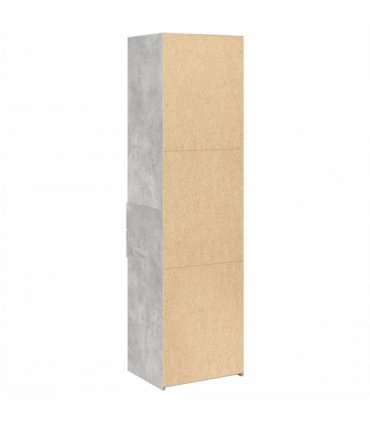 vidaXL Highboard Concrete Grey 50x42,5x185 cm Engineered Wood