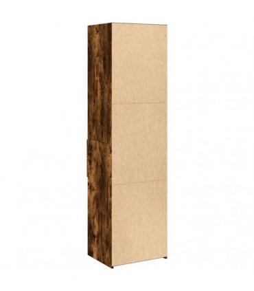 vidaXL Highboard Smoked Oak 50x42,5x185 cm Engineered Wood
