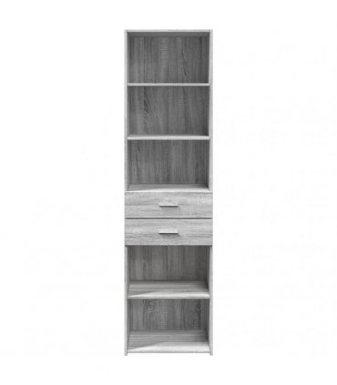 vidaXL Highboard Grey Sonoma 50x42,5x185 cm Engineered Wood