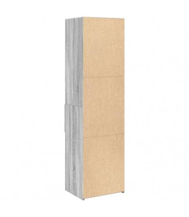 vidaXL Highboard Grey Sonoma 50x42,5x185 cm Engineered Wood