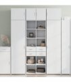 vidaXL Highboard White 70x42,5x185 cm Engineered Wood