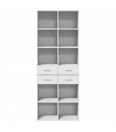 vidaXL Highboard White 70x42,5x185 cm Engineered Wood