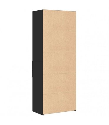 vidaXL Highboard Black 70x42,5x185 cm Engineered Wood